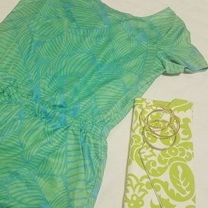 Tropical leafy Romper